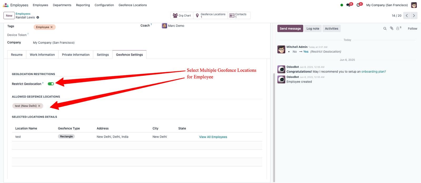 Attendance Validation View