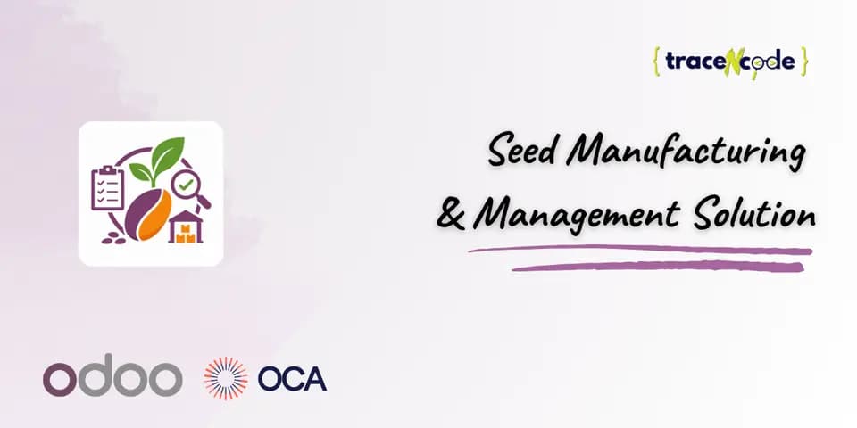 Seed Management System for Odoo by TraceNcode